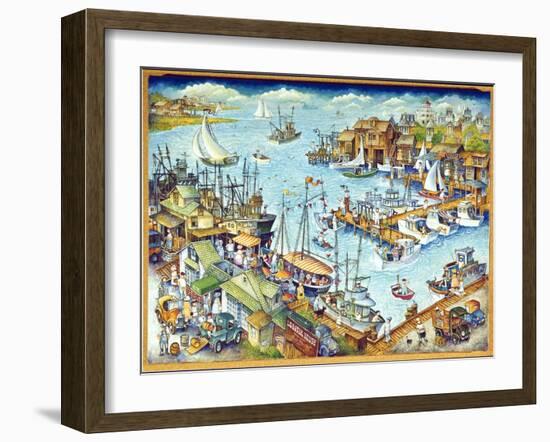 Marina / Cape May-Bill Bell-Framed Giclee Print