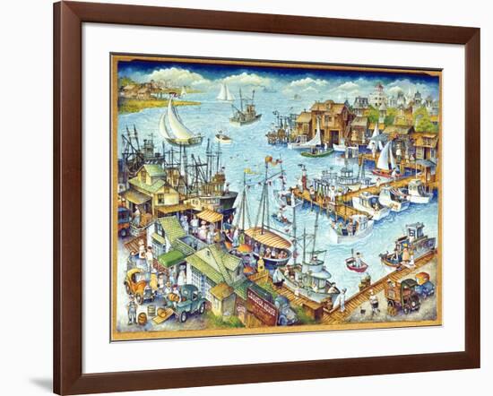 Marina / Cape May-Bill Bell-Framed Giclee Print