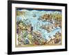 Marina / Cape May-Bill Bell-Framed Giclee Print