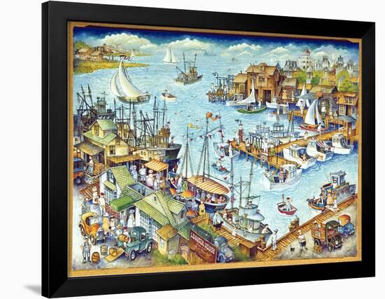 Marina / Cape May-Bill Bell-Framed Giclee Print