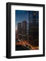 Marina City And AMA Plaza Chicago-Steve Gadomski-Framed Photographic Print