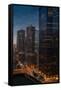 Marina City And AMA Plaza Chicago-Steve Gadomski-Framed Stretched Canvas