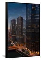 Marina City And AMA Plaza Chicago-Steve Gadomski-Framed Stretched Canvas