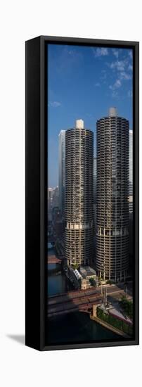 Marina City Chicago-Steve Gadomski-Framed Stretched Canvas