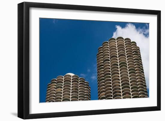 Marina City Morning-Steve Gadomski-Framed Photographic Print