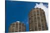 Marina City Morning-Steve Gadomski-Stretched Canvas