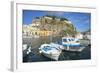 Marina Corta harbor, Lipari Island, Aeolian Islands, UNESCO World Heritage Site, Sicily, Italy-Marco Simoni-Framed Photographic Print