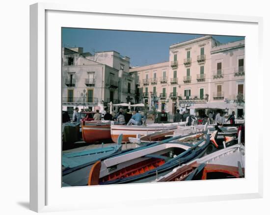 Marina Corta, Lipari, Aeolian Islands (Isole Eolie), Sicily, Italy, Mediterranean-Kim Hart-Framed Photographic Print