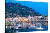 Marina de Forio, Forio Harbour and Beach, Forio, Island of Ischia, Campania, Italy, Europe-Neil Farrin-Stretched Canvas