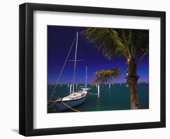 Marina De La Paz, Baja California, Mexico-Walter Bibikow-Framed Photographic Print