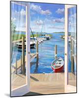 Marina Deck-Carol Saxe-Mounted Art Print