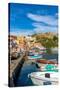 Marina di Corricella, Procida, Flegrean Islands, Campania, Italy, Europe-Neil Farrin-Stretched Canvas