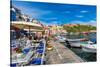 Marina di Corricella, Procida, Flegrean Islands, Campania, Italy, Europe-Neil Farrin-Stretched Canvas