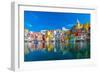 Marina di Corricella, Procida, Flegrean Islands, Campania, Italy, Europe-Neil Farrin-Framed Photographic Print