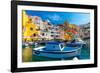 Marina di Corricella, Procida, Flegrean Islands, Campania, Italy, Europe-Neil Farrin-Framed Photographic Print