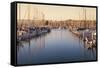 Marina Dusk-Chris Moyer-Framed Stretched Canvas