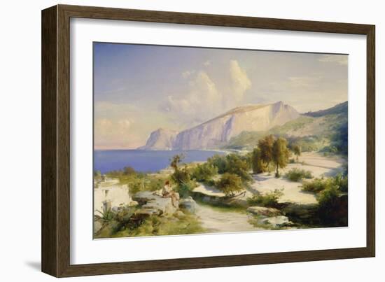 Marina Grande auf Capri-Carl Blechen-Framed Giclee Print