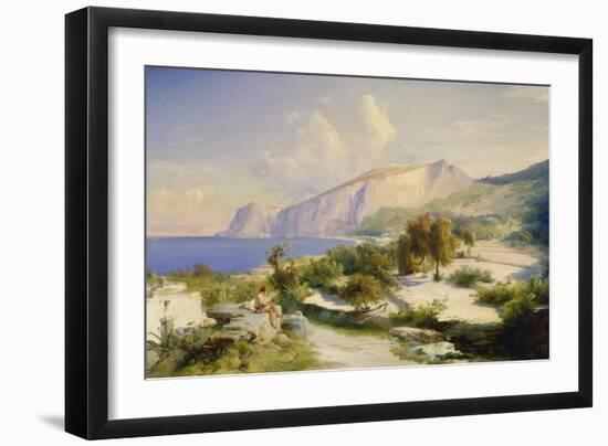 Marina Grande auf Capri-Carl Blechen-Framed Giclee Print