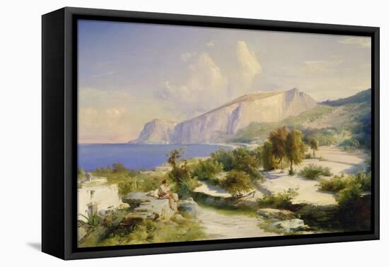 Marina Grande auf Capri-Carl Blechen-Framed Stretched Canvas