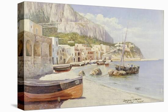 Marina Grande, Capri-Holgar Hvitfeld Jerichau-Stretched Canvas