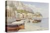 Marina Grande, Capri-Holgar Hvitfeld Jerichau-Stretched Canvas