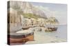 Marina Grande, Capri-Holgar Hvitfeld Jerichau-Stretched Canvas