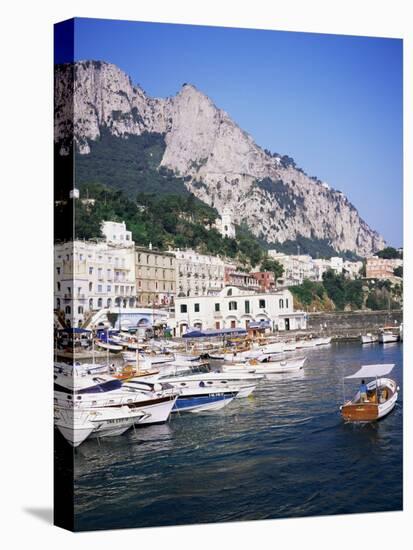 Marina Grande, Island of Capri, Campania, Italy, Mediterranean-Roy Rainford-Stretched Canvas