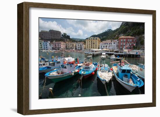 Marina Grande, Sorrento, Costiera Amalfitana (Amalfi Coast), UNESCO World Heritage Site, Campania-Frank Fell-Framed Photographic Print