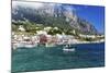 Marina Grande View from the Sea, Capri, Italy-George Oze-Mounted Photographic Print