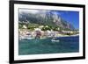 Marina Grande View from the Sea, Capri, Italy-George Oze-Framed Photographic Print