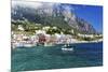 Marina Grande View from the Sea, Capri, Italy-George Oze-Mounted Photographic Print