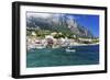 Marina Grande View from the Sea, Capri, Italy-George Oze-Framed Photographic Print