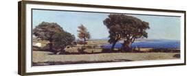 Marina in Castiglioncello-Raffaello Sernesi-Framed Premium Giclee Print