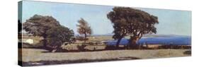 Marina in Castiglioncello-Raffaello Sernesi-Stretched Canvas