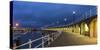 Marina in St Hélier on Jersey in the evening-enricocacciafotografie-Stretched Canvas