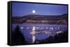 Marina in State Recreation Area, Navaho Lake, New Mexico, USA-Walter Rawlings-Framed Stretched Canvas