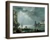 Marina in the Moonlight-Carlo Bonavia-Framed Giclee Print