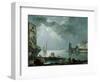 Marina in the Moonlight-Carlo Bonavia-Framed Giclee Print