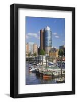 Marina near the Hanseatic Trade Center in Hamburg-Jon Hicks-Framed Photographic Print