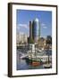 Marina near the Hanseatic Trade Center in Hamburg-Jon Hicks-Framed Photographic Print