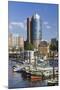 Marina near the Hanseatic Trade Center in Hamburg-Jon Hicks-Mounted Photographic Print