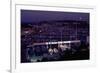 Marina of Porto Cervo at Night-Vittoriano Rastelli-Framed Photographic Print