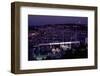 Marina of Porto Cervo at Night-Vittoriano Rastelli-Framed Photographic Print