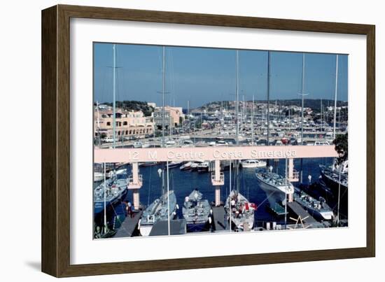 Marina of Porto Cervo-Vittoriano Rastelli-Framed Photographic Print