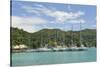 Marina on Praslin Island, Seychelles, Indian Ocean Islands-Guido Cozzi-Stretched Canvas