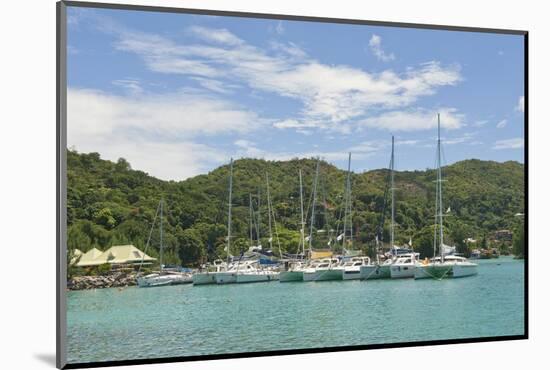 Marina on Praslin Island, Seychelles, Indian Ocean Islands-Guido Cozzi-Mounted Photographic Print