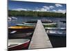 Marina on Viljandi Jarv Lake, Viljandi, Estonia-Walter Bibikow-Mounted Photographic Print