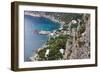 Marina Piccola and Coast from Giardini Di Augusto, Capri, Capri Island, Campania, Italy-Massimo Borchi-Framed Photographic Print