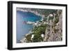 Marina Piccola and Coast from Giardini Di Augusto, Capri, Capri Island, Campania, Italy-Massimo Borchi-Framed Photographic Print