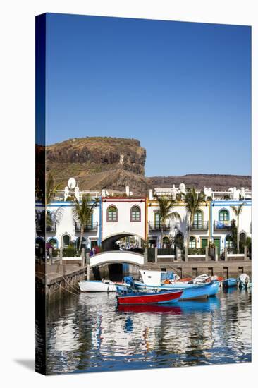 Marina, Puerto De Mogan, Gran Canaria, Canary Islands, Spain-Sabine Lubenow-Stretched Canvas